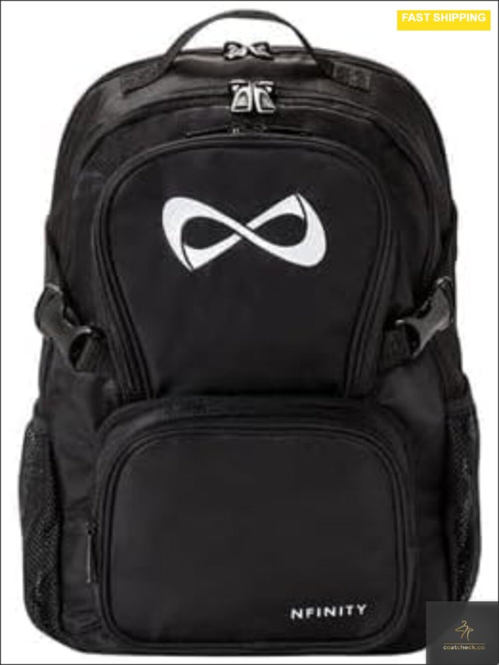 Nfinity Classic Cheer Backpack with Detachable Pouch - Durable Sports Backpack
